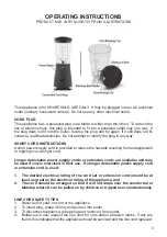 Preview for 3 page of kitchen Selectives MBL-3CB Manual