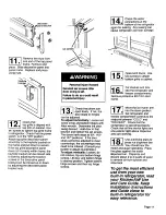 Preview for 11 page of KitchenAid 2000492 Installation Instructions Manual