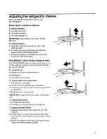 Preview for 9 page of KitchenAid 22''' to 25'' no frost top freezer refrigerator Use And Care Manual