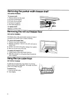 Preview for 12 page of KitchenAid 22''' to 25'' no frost top freezer refrigerator Use And Care Manual