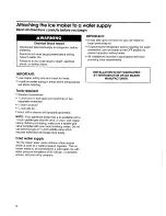 Preview for 14 page of KitchenAid 22''' to 25'' no frost top freezer refrigerator Use And Care Manual