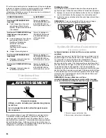 Preview for 36 page of KitchenAid 2225409 Use & Care Manual