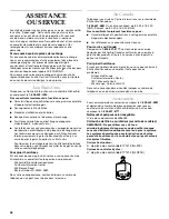 Preview for 46 page of KitchenAid 2225409 Use & Care Manual