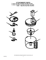 Preview for 3 page of KitchenAid 4KFP720BU0 Parts Manual