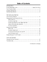 Preview for 3 page of KitchenAid 4KFP740 Instructions And Recipes Manual