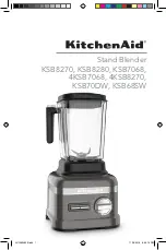 Preview for 1 page of KitchenAid 4KSB7068 Manual