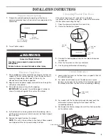 Preview for 5 page of KitchenAid 528534 Installation Instructions Manual