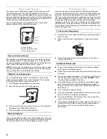 Preview for 10 page of KitchenAid 528824 Use & Care Manual