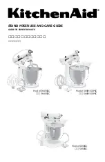 KitchenAid 5K45SSC Use And Care Manual preview