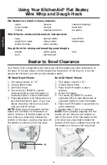 Preview for 12 page of KitchenAid 5K45SSC Use And Care Manual