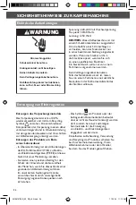 Preview for 24 page of KitchenAid 5KCM0802 Manual