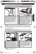 Preview for 31 page of KitchenAid 5KCM0802 Manual