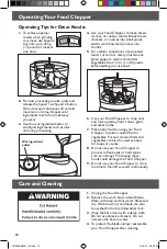 Preview for 10 page of KitchenAid 5KFC3511 Use & Care Manual
