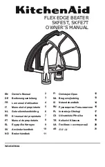 Preview for 1 page of KitchenAid 5KFE5T Owner'S Manual