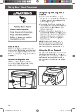 Preview for 14 page of KitchenAid 5KFP0922 Instructions Manual