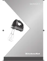 Preview for 1 page of KitchenAid 5KHM9212 Manual