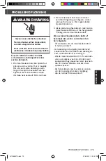 Preview for 73 page of KitchenAid 5KPM5 Manual