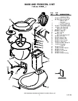 Preview for 3 page of KitchenAid 5KPM50BWH4 Parts List