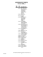 Preview for 8 page of KitchenAid 5KPM50BWH4 Parts List