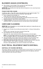 Preview for 6 page of KitchenAid 5KSB1320 Owner'S Manual