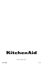 Preview for 160 page of KitchenAid 5KSB1320 Owner'S Manual