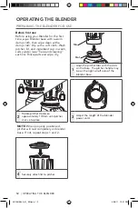 Preview for 9 page of KitchenAid 5KSB1565 Health & Safety, Use & Care And Installation Manual