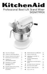 Preview for 1 page of KitchenAid 5KSM7990X User Manual