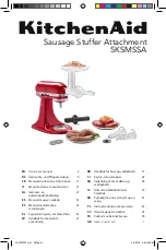 KitchenAid 5KSMSSA Use & Care Manual preview