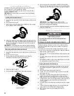 Preview for 22 page of KitchenAid 720-0732 Installation Instructions And Use & Care Manual