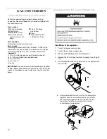 Preview for 20 page of KitchenAid 720-0787D Installation Instructions And Use & Care Manual