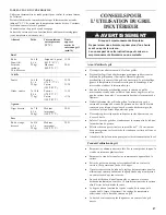 Preview for 87 page of KitchenAid 740-0781 Installation Instructions And Use & Care Manual