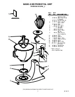 Preview for 3 page of KitchenAid 8212410 Parts List