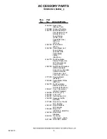 Preview for 8 page of KitchenAid 8212410 Parts List