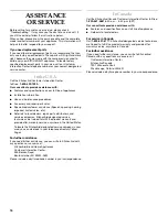 Preview for 16 page of KitchenAid 8269905A Use And Care Manual