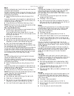 Preview for 19 page of KitchenAid 8304531A Use And Care Manual