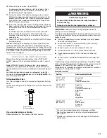 Preview for 21 page of KitchenAid 8304531A Use And Care Manual