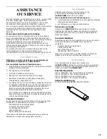 Preview for 49 page of KitchenAid Cabinet Depth Side-by-Side Refrigerator Use And Care Manual