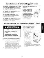 Preview for 31 page of KitchenAid Chef's Chopper KFC3100 Instructions Manual