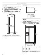 Preview for 54 page of KitchenAid Classic KSSS36FMB Installation Manual