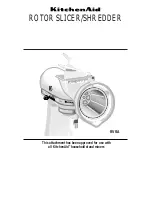 KitchenAid EPS-10 User Manual preview