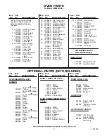 Preview for 3 page of KitchenAid IMPERIAL KEBI141YBL1 Parts List