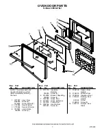 Preview for 7 page of KitchenAid IMPERIAL KEBI141YBL1 Parts List