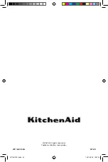 Preview for 24 page of KitchenAid K400 Manual