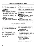 Preview for 22 page of KitchenAid KBAL181T Installation Instructions And Use And Care Manual