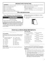 Preview for 3 page of KitchenAid KBCO06XPBL00 Use & Care Manual