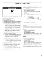 Preview for 11 page of KitchenAid KBCO06XPBL00 Use & Care Manual