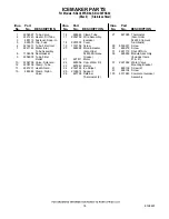 Preview for 18 page of KitchenAid KBLC36FKB02 Parts List