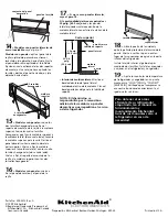 Preview for 30 page of KitchenAid KBLC36MHB01 Installation Instructions Manual