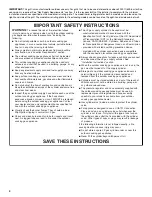 Preview for 4 page of KitchenAid KBNS271T Installation Instructions And Use & Care Manual