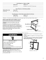 Preview for 9 page of KitchenAid KBNS271T Installation Instructions And Use & Care Manual